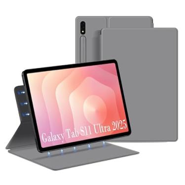 Imagem de QYiiD Capa magnética para Galaxy Tab S11 Ultra 2025 de 14,6 polegadas com suporte S-Pen, capa magnética leve e fina com hibernar/despertar automático para Samsung Tab S11 Ultra 5G SM-X936B/SM-X930