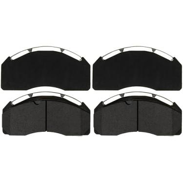 Imagem de ACDelco Conjunto de pastilhas de freio a disco dianteiras semimetálicas Gold 17D1560MD (frota)