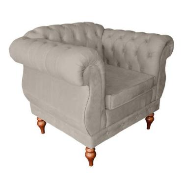 Imagem de Poltrona Leonor Capitone  Para Recepção Sala De Espera Sala De Estar S