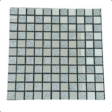 Imagem de Pastilha Adesiva Vidro Decoração Banheiro Cozinha Espelho Qd - NeoBlue