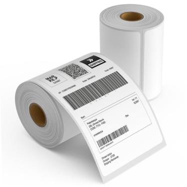 Imagem de Etiqueta de impressora térmica MultiLabel 4x6 250 etiquetas/rolo 2 rol