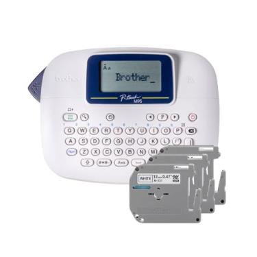 Imagem de ROTULADOR ELETRONICO BRANCO PTM95 COM 3 FITAS