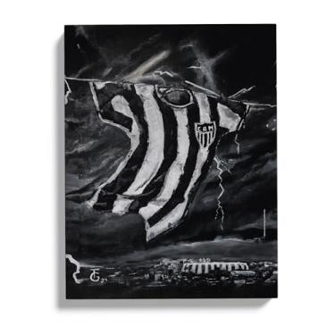 Imagem de Quadro Telas Fine Art Print | Contra o Vento 20x25 - Oficial Atlético Mineiro