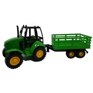 Imagem de Caminhão Agromak Carreta - Silmar Brinquedos 6860 - Silmar Plásticos