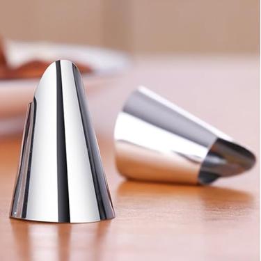 Imagem de Protetores de dedo de aço inoxidável anticorte, protetor de dedo seguro para corte de vegetais, protetores de mão, utensílios de cozinha, 1 peça