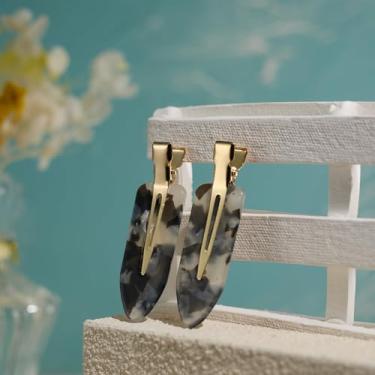 Imagem de Conjunto de clipes de cabelo sem vincos de 12 peças – Acessórios modernos de cabelo de leopardo, tabuleiro de xadrez e terraço, antiderrapante, leve e durável, adequado para vários tipos de cabelo e