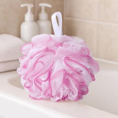 Imagem de Esponja de bucha de banho para chuveiro, esponja esfoliante corporal de 75 g, buchas de chuveiro para homens e mulheres, acessórios de limpeza diária