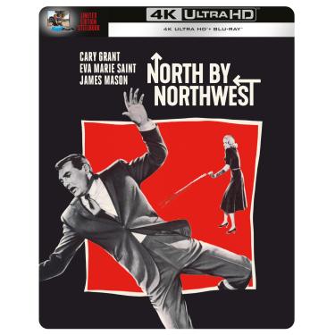 Imagem de North by Northwest Steelbook [4K Ultra HD] [1959] [Blu-ray] [Region Free] [4K UHD]