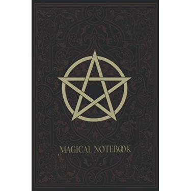 Imagem de Magical Notebook: Beautiful Ornamented Writing Journal with Appendix [Cover Theme: Red Ornamented Frame & Pentagram]