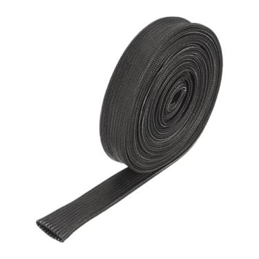 Imagem de Generic Capa de proteção térmica, 3/20.3 cm ID 3 pés manga térmica fio automotivo escudo térmico linha de combustível manga de proteção térmica manga calor envoltório térmico 500 graus para fios