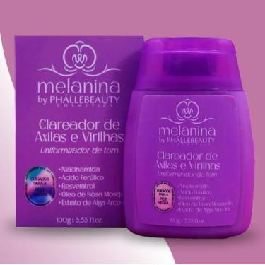 Imagem de Clareador De Axilas e Virilhas Melanina PhálleBeauty 100ml PH0809