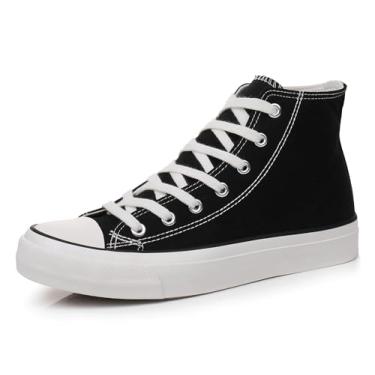 Imagem de Cull4U Old Times Tênis feminino de cano alto, Preto, 40