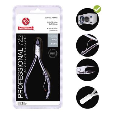 Imagem de Alicate De Cutícula Professional 722 Mundial Premium Inox
