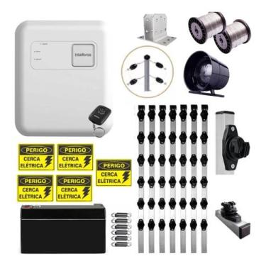 Imagem de Kit Cerca Elétrica Intelbras Industrial 100 Metros Big Haste