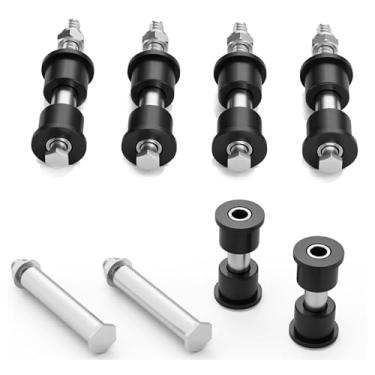 Imagem de waltyotur Kit de bucha de mola de carrinho de golfe com porca de parafuso - molas traseiras de folha de substituição para EZGO TXT/Medalhista (1994-acima) e Club Car DS (1981-up)