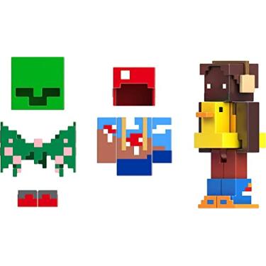 Imagem de Mattel Pacote de expansão Minecraft Creator Series, brinquedo de montar colecionável, boneco de 8,25 cm com acessórios, presente para idades a partir de 6 anos