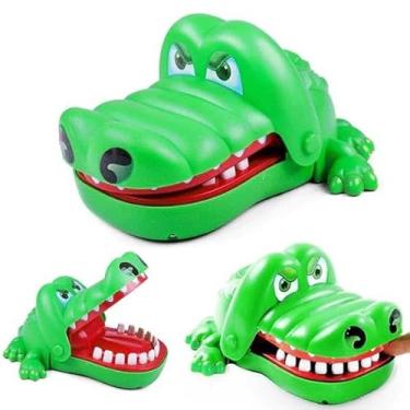 Imagem de Crocodilo Morde Dedo Brinquedo Interativo Dentista Suspense Infantil