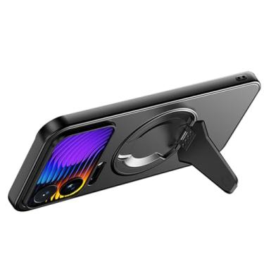 Imagem de LTLMYDAM Capa fosca para Xiaomi 17 Pro Max/17 Pro/17, capa ultrafina à prova de choque, capa magnética resistente a arranhões, preta, 17