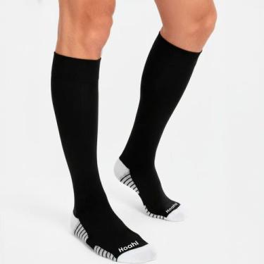 Imagem de 1 Par Meião de Futebol Profissional Tecido Grosso Esportivo Cano Alto 