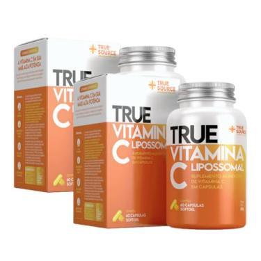 Imagem de 2x True Vitamina C 1000mg Lipossomal True Source 60 Cápsulas - Sem Sabor