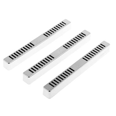 Imagem de barenx 3 x Umidificador de charuto para fumar caixa de tira de umidade prata