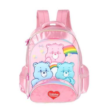 Imagem de Mochila de Costas Escolar Ursinhos Carinhosos Infantil - Luxcel, Rosa