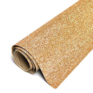 Imagem de Rolo Siser Glitter HTV 30,48 cm x 1,52 m (ouro velho) de vinil para transferência de calor