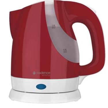 Imagem de CHALEIRA ELETRICA CADENCE 1100W 1 LITRO vermelho 127V