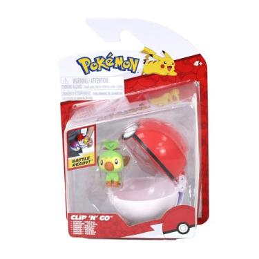 Imagem de Pokémon Clip ‘N’ Go Grookey and Poké Ball - Includes 2-Inch Battle Figure and Poké Ball Accessory