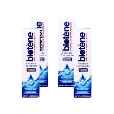 Imagem de Pasta de dente de boca seca Biotene, Fresh Mint Original, caixa de 127 g (pacote com 4)