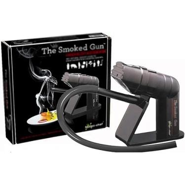 Imagem de Kit de defumador de coquetel, pistola de fumar, pistola portátil para fumar a frio, infusor de fumaça para uso interno e externo, para coquetéis/bebidas/queijos/alimentos