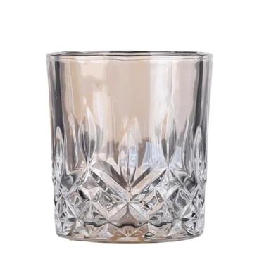 Imagem de Kit 6 Copos de Vidro 220mL Lapidados Estrelado(Diamante)