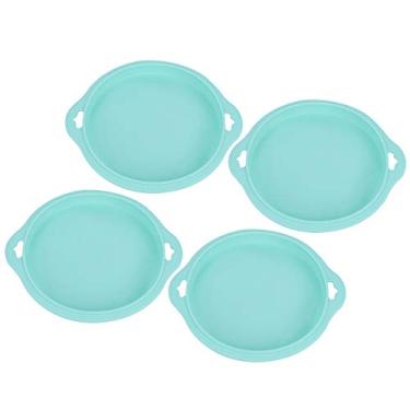 Imagem de Bandeja de bolo, forma de bolo para piquenique para se juntar para acampamento (verde, P)