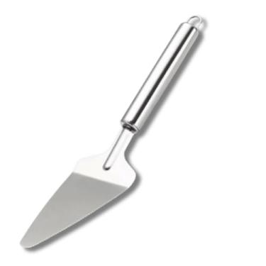 Imagem de Cozinha Inox 3 Peças | Amassador de Batatas Inox, Fouet, Espátula de Bolo Utensílios Domésticos(1 UNIDADE (BOLO))