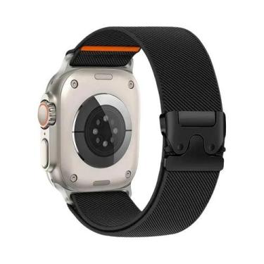 Imagem de Correias De Nylon Para Apple Watch Série 9 8 SE 5 6 7 46mm 42mm 41mm 4