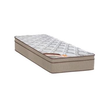 Imagem de Colchão Solteirão Castor Revolution com Euro Pillow e Molas Bonnel 27x96x203 cm - Bege