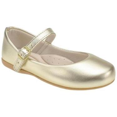 Imagem de Sapatilha Infantil Menina Dourada Confortavel 3001 - 28 ao 34-Feminino