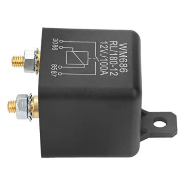 Imagem de Fafeicy Relé de Partida de Carro de Alto Desempenho 12V 100A, Com Terminal de Cobre, Adequado para Pequeno Guindaste, Colheitadeira de Trigo, Interruptor de Alimentação de Partida Automática