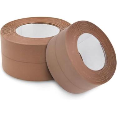 Imagem de Fita Isolante para Portas e Janelas 3m – Vedação contra Correntes de Ar, Barulho e Sujeira, PVC Resistente (Marrom)