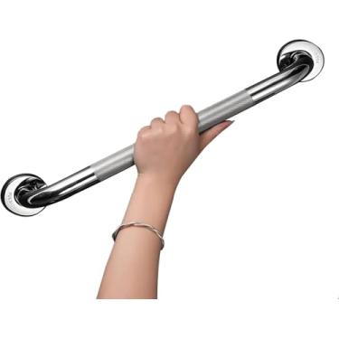 Imagem de uhyOHF Barra de apoio de parede de banheiro acessível para deficientes, barra de apoio de banheiro de aço inoxidável 304, alça antiderrapante para banheiro, banheiro, banheira, escadas (uma cor - 40