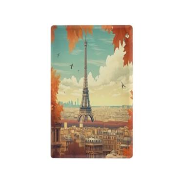 Imagem de Wassud Torre Eiffel no outono (2) placa de cobertura de interruptor de luz, capas de tomadas duplex, placa de parede, decoração de casa, sala de estar, quarto
