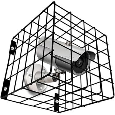 Imagem de Caixa de Proteção Gaiola Grade Para Câmera de Segurança Anti-roubo Preto - A Net Store