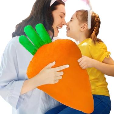 Imagem de Pelúcia Em Forma De Cenoura,Almofada Recheada de Desenho Animado - Travesseiro De Cenoura Gigante,Para Crianças Adolescentes Adultos Animais De Estimação Casa Cama Quarto Sofá Cadeira Férias E Dormir