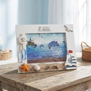 Imagem de Porta Retrato Marítimo Náutico Decoração Casa De Praia 7x5 Barco - Gen