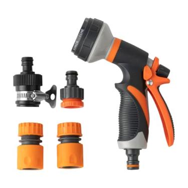 Imagem de Bico de Mangueira - Aspersor De Água De Alta Pressão | Com 8 Funcoes Ajustaveis Para Lavagem De Carros E Tubo,Para Jardim Relvado Exterior Casa E Animais Domesticos