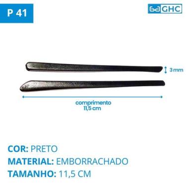 Imagem de 02 Par Ponteira Ponta De silicone Haste Perna Reposição Óculos grau so