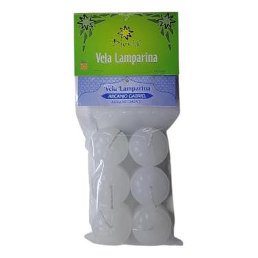 Imagem de Vela Lamparina Especial Djovia Branca Arcanjo Gabriel - Agradecimento 6 Unidades