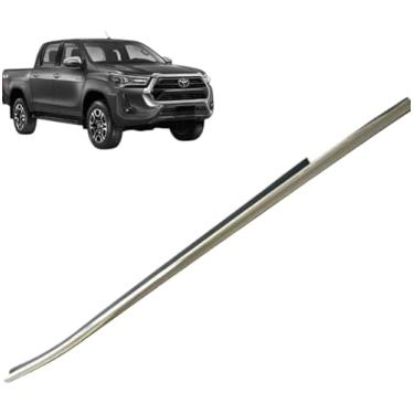 Imagem de Pestana Externa Cromada Porta Traseira para Hilux 2022 a 2024 - Escolha a Variação (Dianteiro esquerto) (TRASEIRA ESQUERDA)