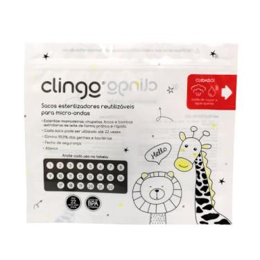 Imagem de Esterilizador para Micro-ondas Clingo Smart – Kit com 5 Unidades, Higienização Rápida e Segura de Acessórios para Bebê