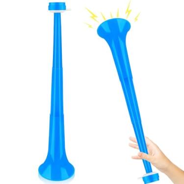 Imagem de Denylo pro Buzina De Estádio Dobrável 20,5 Polegadas, Plástico Vuvuzela, Trompete Azul, Futebol Com Som Alto, Para Eventos Esportivos, Jogos Formatura, Materiais Festas Escolares